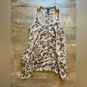Cheetah print tank top